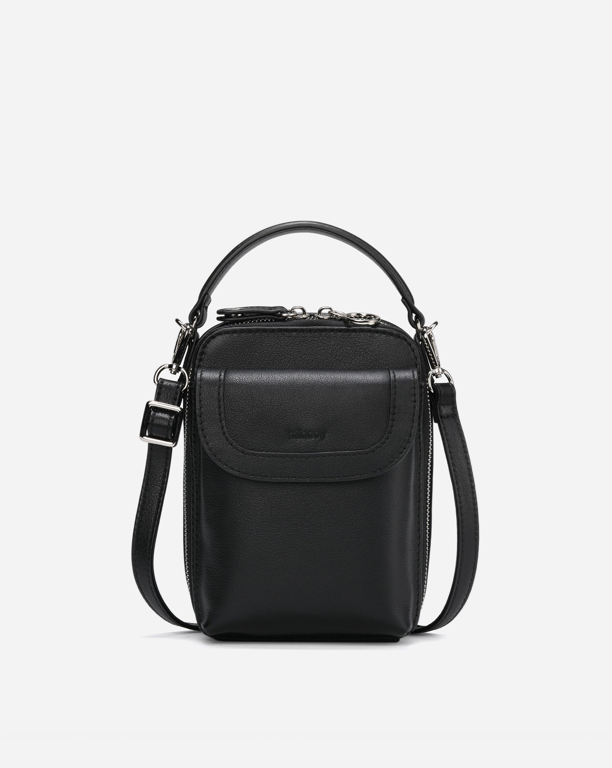 22FMIE125_be84377c-d966-4573-a13d-c8dfcc6178e0 Aphrodite Leather Phone Crossbody Bag 1.5L - Image 1